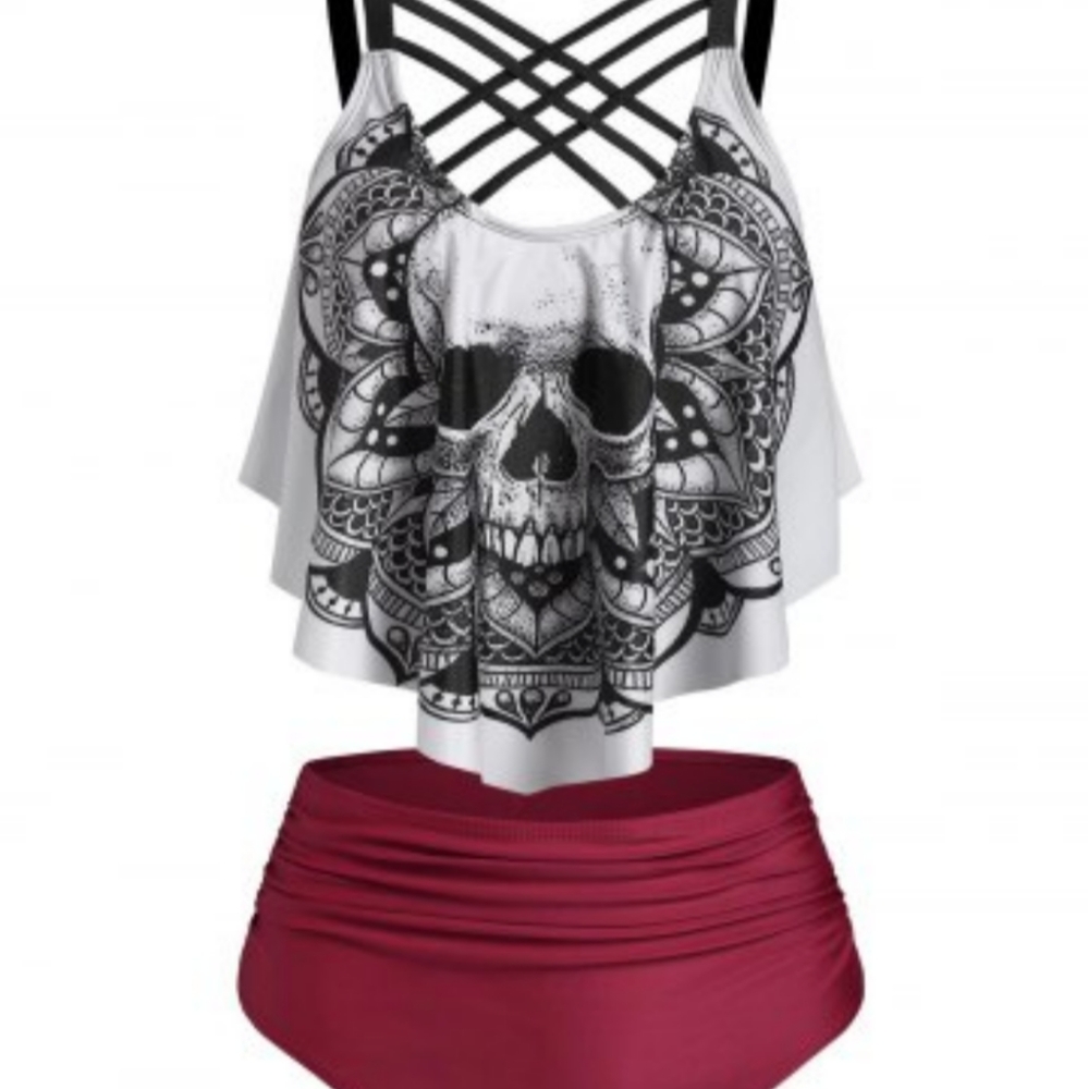 Skull tankini